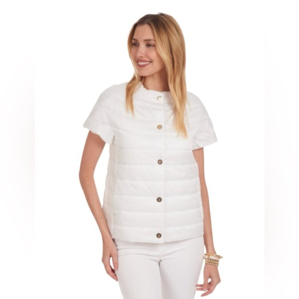 Patty Kim lightweight Audrey Puffer, size medium, spring and summer jacket vest